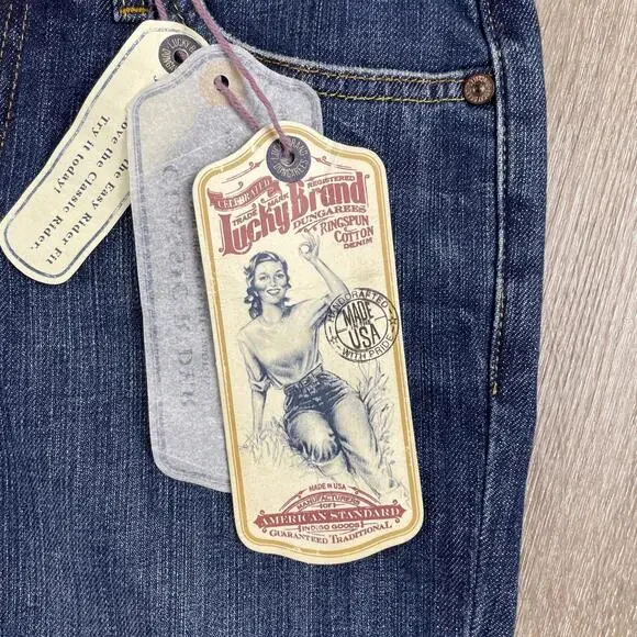 Lucky Brand Selvedge USA Made Flap Pocket Jeans Women's 27 / 4 Easy Rider 2 Pair - Picture 6 of 16